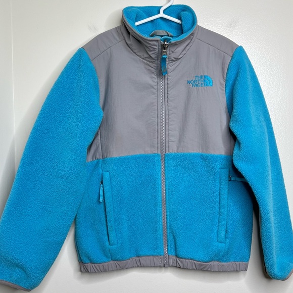 The North Face Other - Kids The North Face Polartec Fleece Zip Up Jacket Girls Size 7/8 Blue Geay